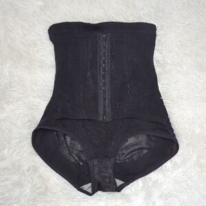 Sophisticated Black Lace Shapewear Bodysuit